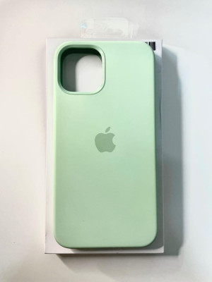   Силиконов гръб ТПУ High Quality Silicone Case за Apple iPhone 13 Pro мента 